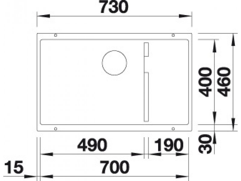 Купить Мойка для кухни Blanco Subline 700-U Level 523540, алюметаллик