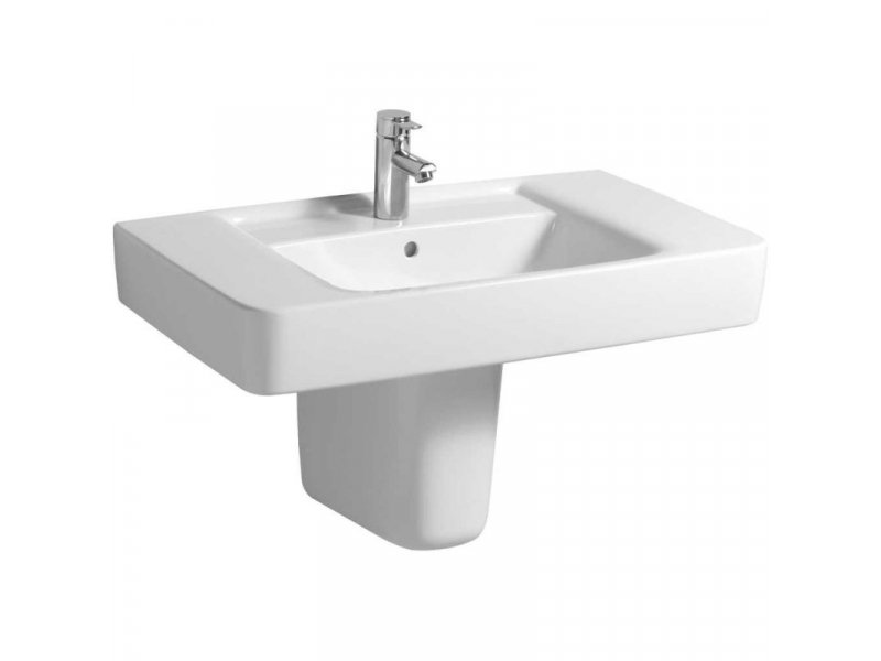 Купить Раковина Geberit Renova Plan, 85х48, белая, 122185000