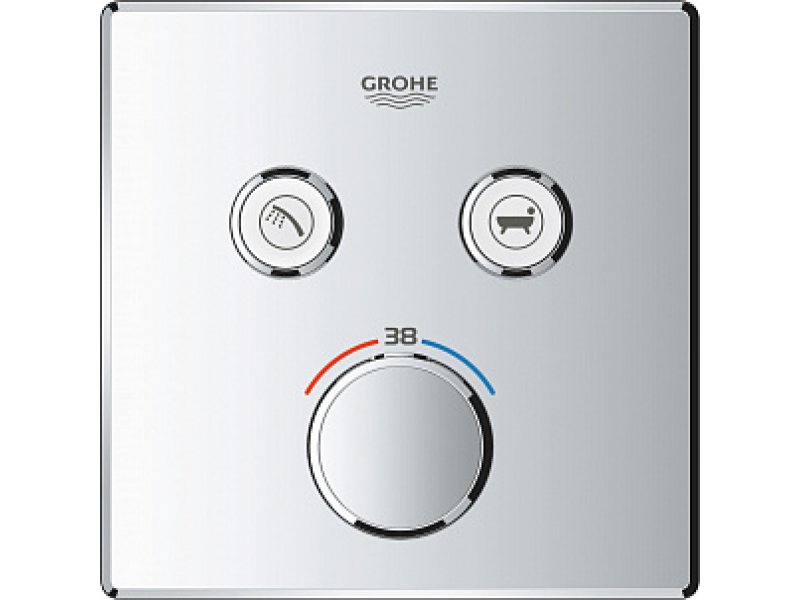 Купить Смеситель для ванны и душа Grohe Grohtherm SmartControl 29124000, хром