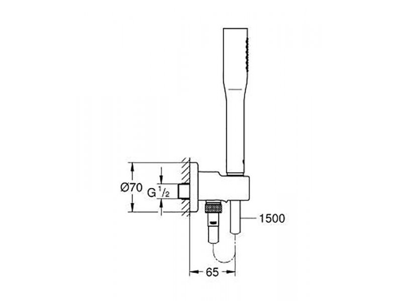 Купить Душевой гарнитур Grohe Euphoria Cosmopolitan 26404000, хром