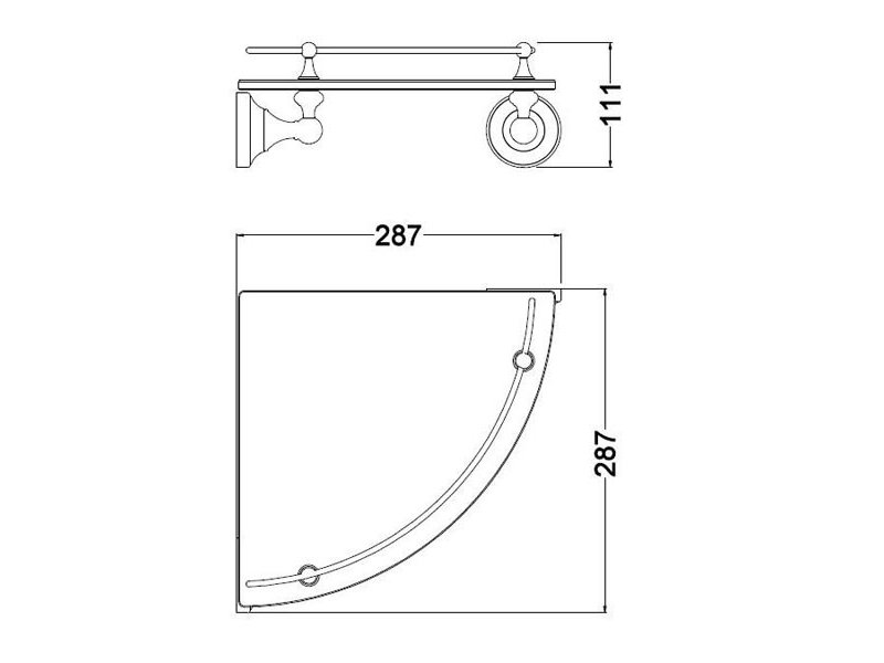 Купить Полка Schein Saine Chrome 7053048