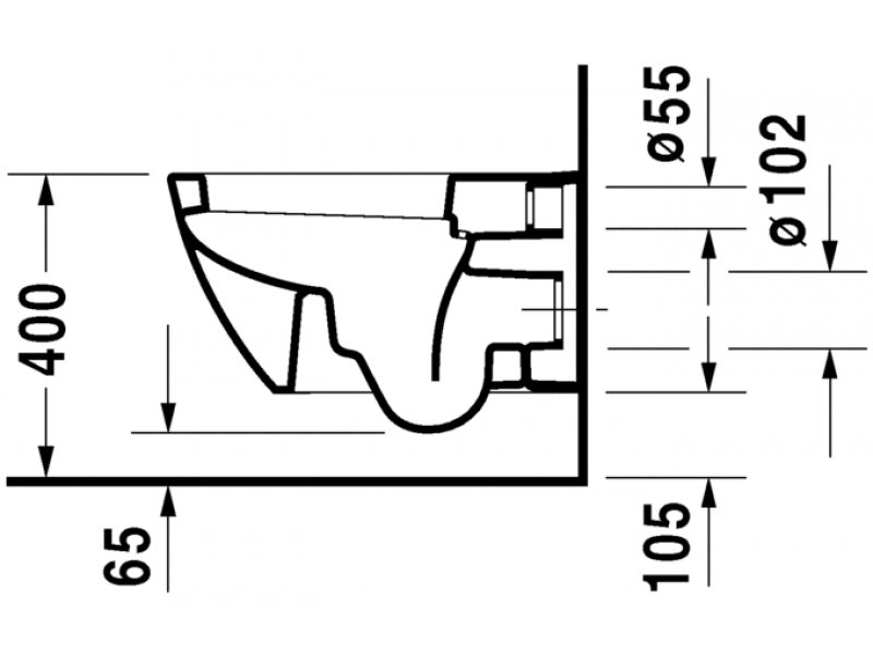 Купить Подвесной унитаз Duravit Happy D. 2 2221090000