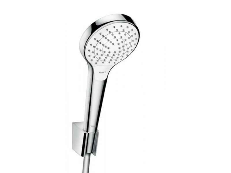 Купить Душевой набор Hansgrohe Croma Select S Vario 26411400, шланг 160 см, белый/хром