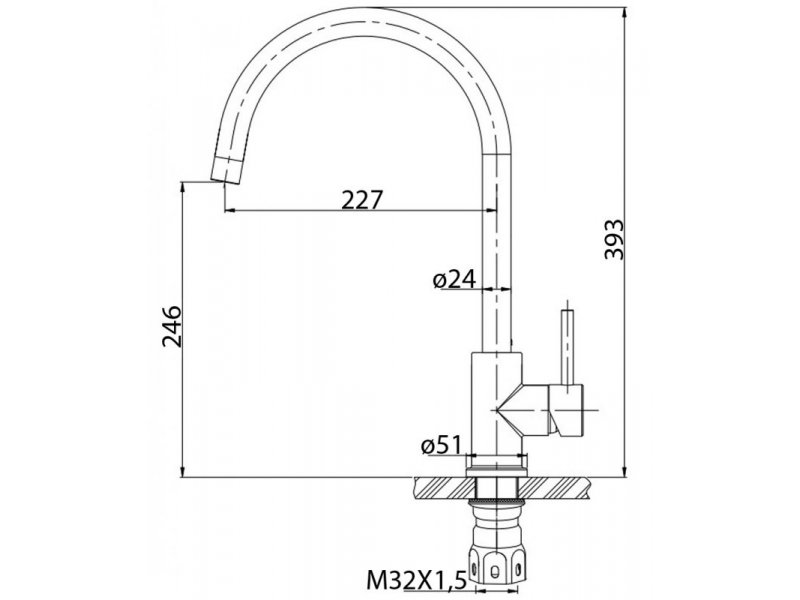 Купить Смеситель для кухонной мойки BelBagno ARM-LAM-IN