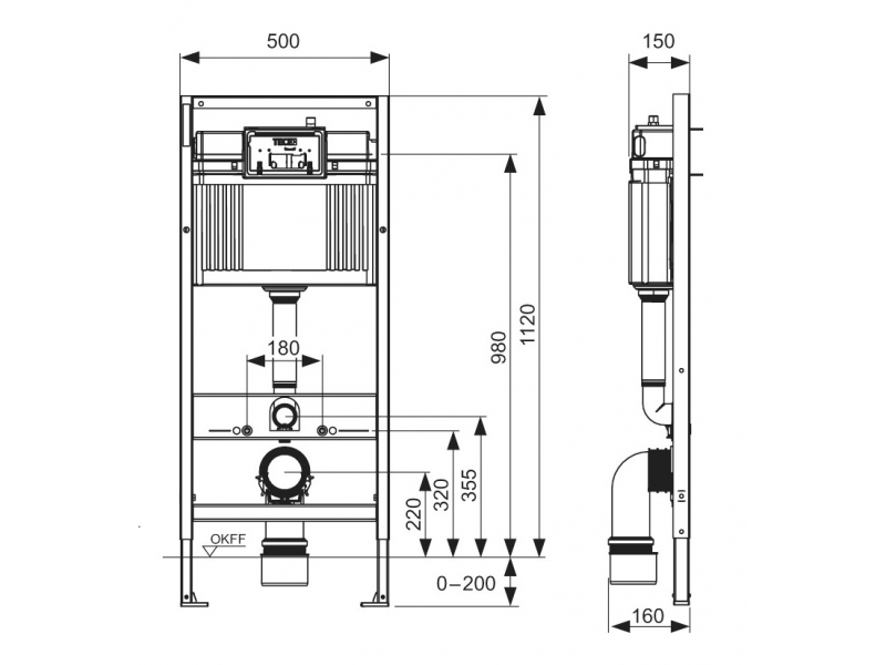 Купить Инсталляция для унитаза TECE Base 9400406.WC1 с унитазом TECE V04 с кнопкой смыва TECEbase, хром глянцевый