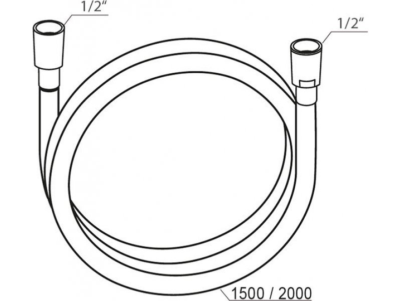 Купить Душевой шланг Ravak 914.00/914.02 SilverShine, 150/200 см, X07P338/X07P339