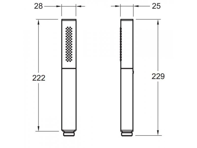 Купить Ручной душ Jacob Delafon Shift Ellipse E45892-BN, покрытие никель