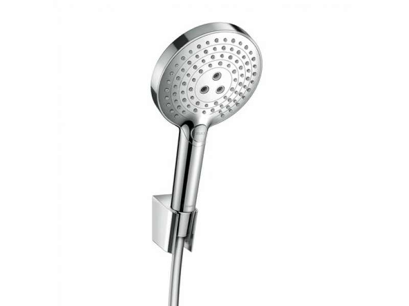 Купить Душевой гарнитур Hansgrohe Raindance Select S 120 3jet 26324400, цвет белый/хром