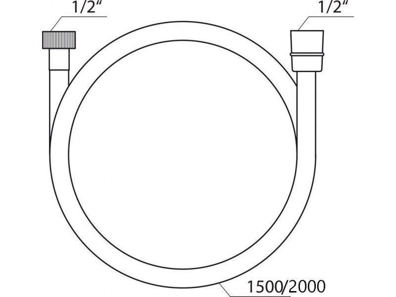 Купить Душевой шланг Ravak 913.00/913.02, SatinFlex, 150/200 см, хром, X07P176/X07P337