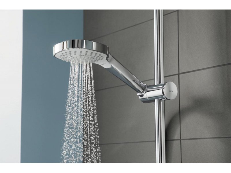 Купить Душевой гарнитур Hansgrohe Croma Select E Multi EcoSmart 26591400, штанга 90 см, белый/хром