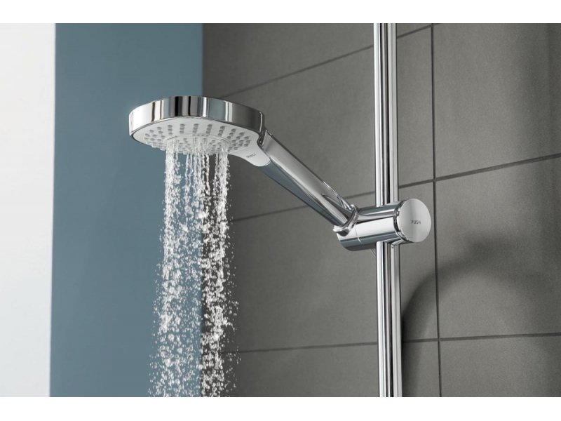 Купить Душевой гарнитур Hansgrohe Croma Select E Multi EcoSmart 26591400, штанга 90 см, белый/хром