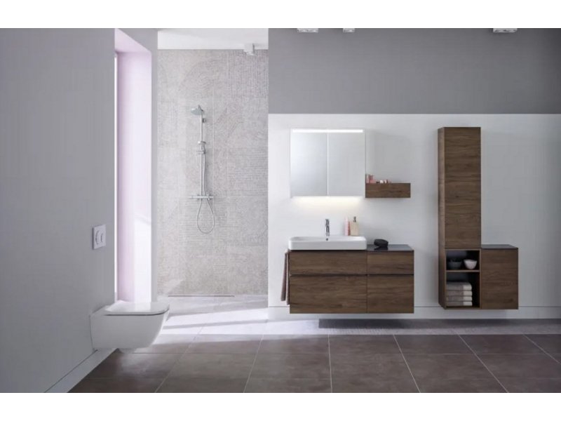 Купить Тумба Geberit Smyle Square 500.357.JK.1, 45 см, цвет лава