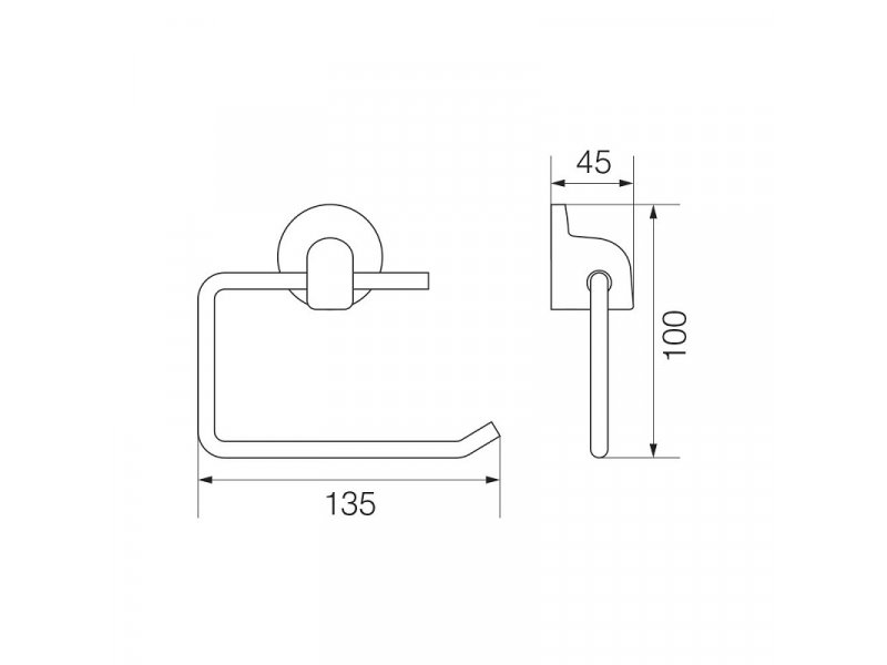 Купить Бумагодержатель Veragio Oscar OSC-5280.CR, хром