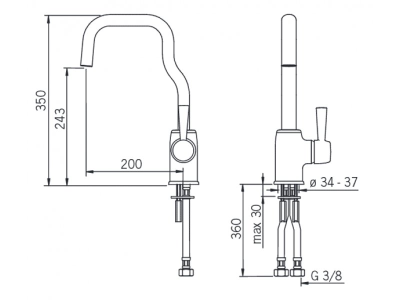 Купить Смеситель Oras Alessi 8530F для кухни