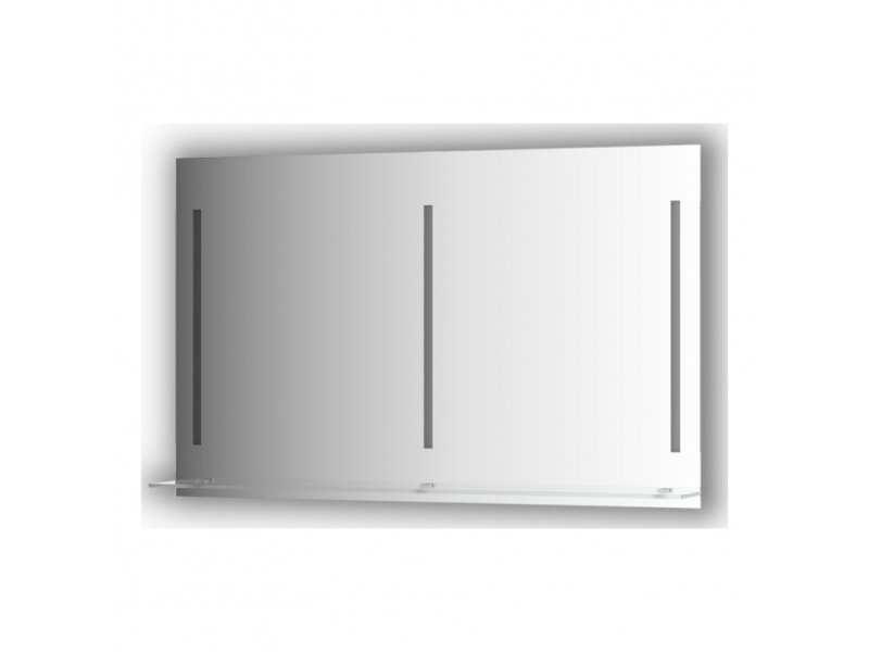 Купить Зеркало с полочкой и LED-светильниками Evoform Ledline-S BY 2168 120х75 см
