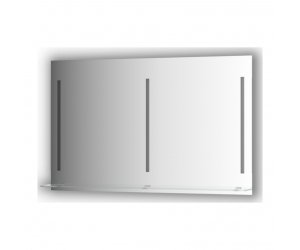 Зеркало с полочкой и LED-светильниками Evoform Ledline-S BY 2168 120х75 см