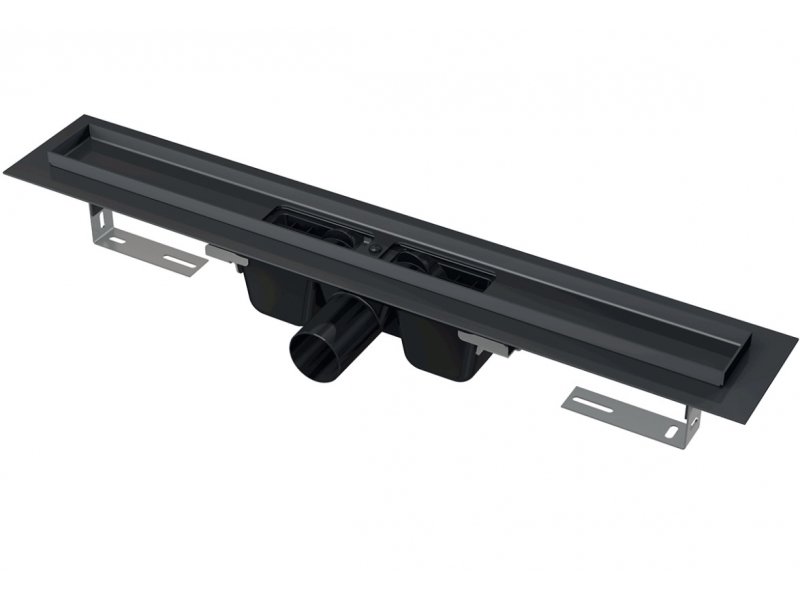 Купить Душевой лоток AlcaPlast APZ1BLACK-750, черный матовый