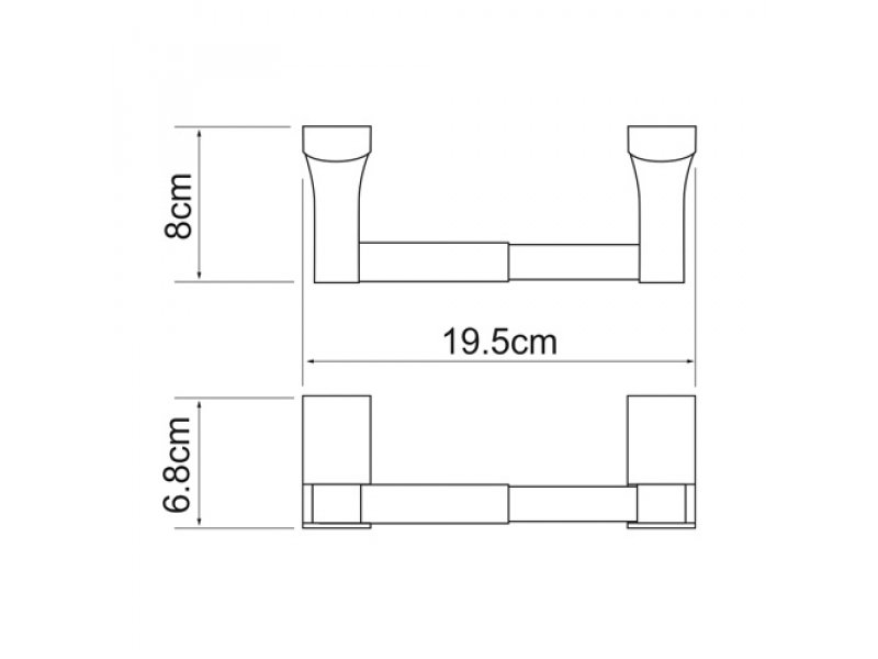 Купить Держатель для туалетной бумаги WasserKRAF Leine 5022