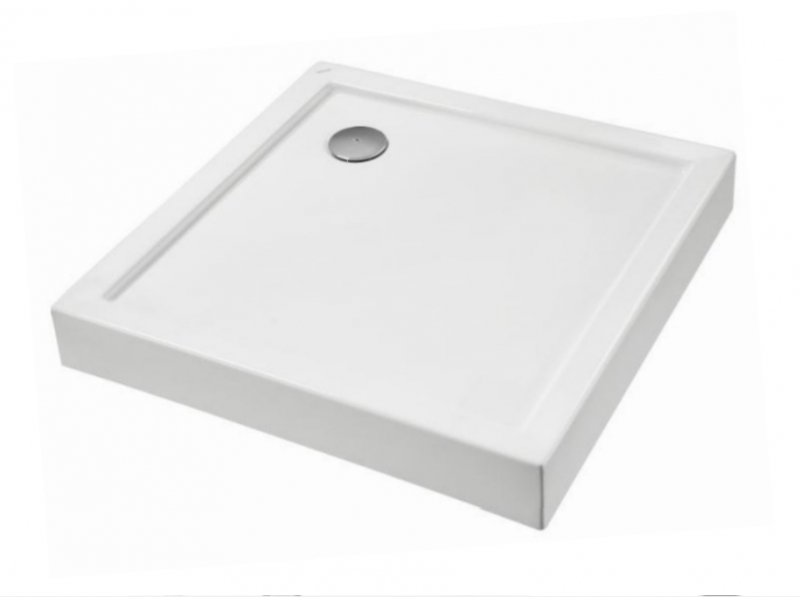 Купить Душевой поддон Santek Палермо 90 x 90 см, 1.WH30.2.476, акриловый, квадратный, белый