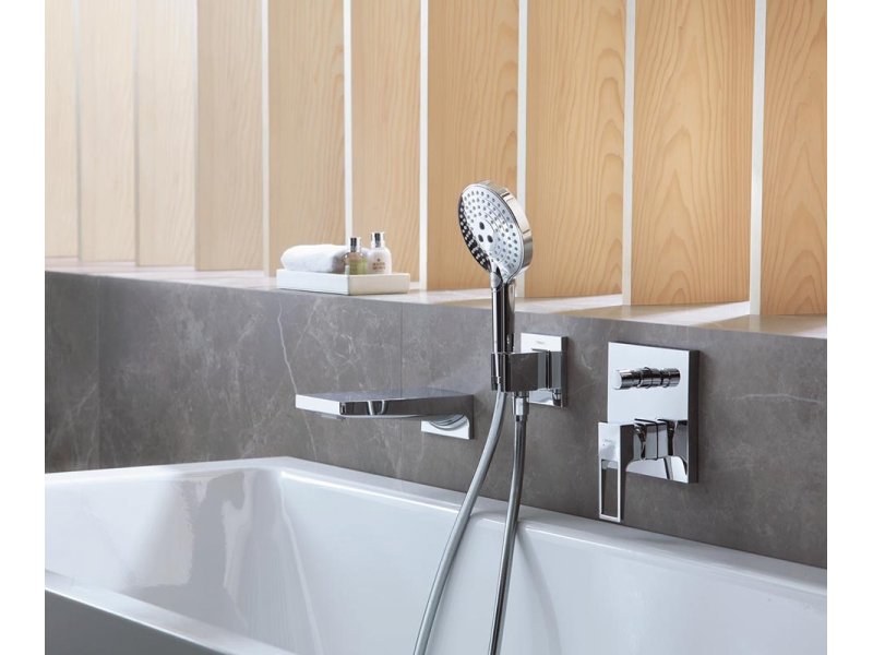 Купить Душевой гарнитур Hansgrohe Raindance Raindance Select S 120 26721400, хром/белый