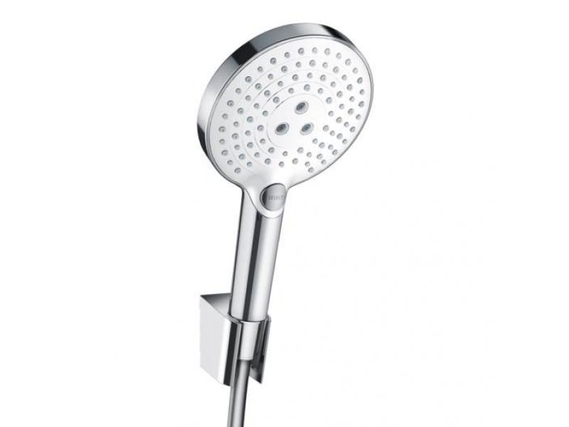 Купить Душевой гарнитур Hansgrohe Raindance Raindance Select S 120 26721400, хром/белый