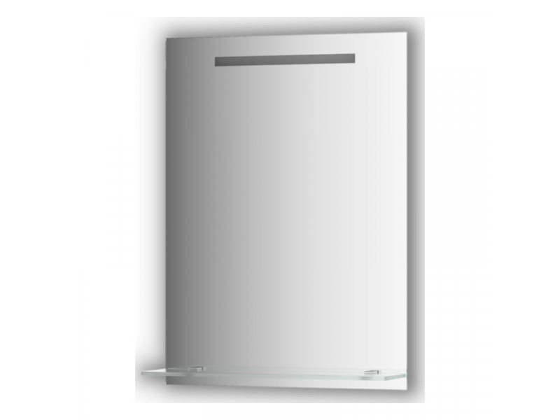 Купить Зеркало с полочкой и LED-светильником Evoform Ledline-S BY 2153 55х75 см
