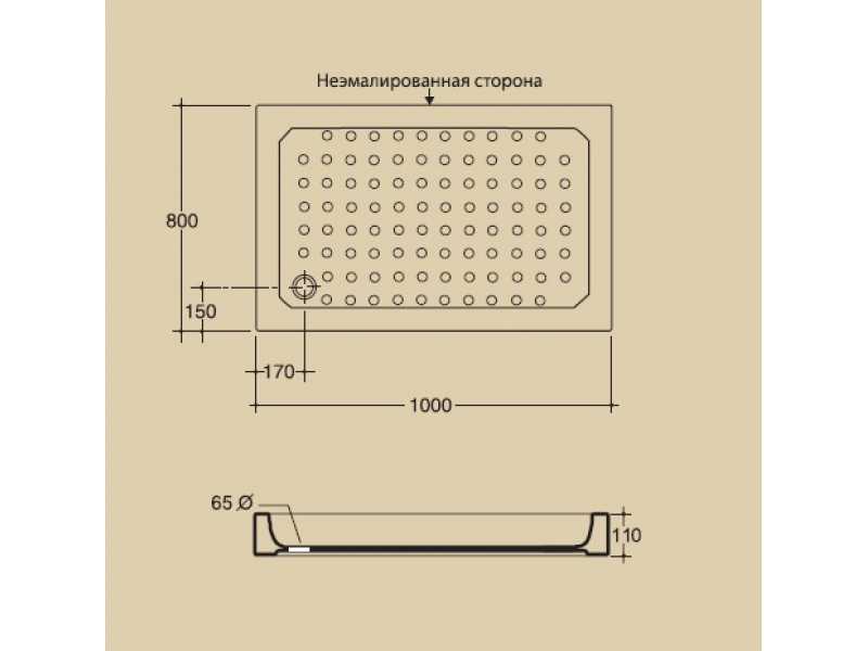 Купить Поддон душевой Migliore 100 x 80 см, ML.PDR-28.140.BI, керамика