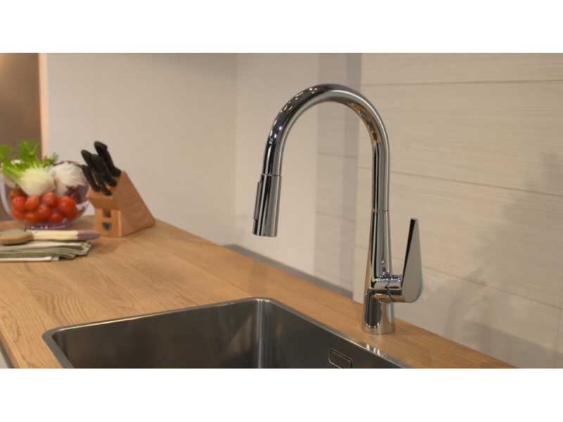 Купить Смеситель Hansgrohe Talis S 200 72813800 для кухонной мойки, сталь