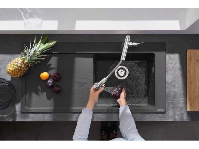 Купить Смеситель Hansgrohe Metris 220 73800800 для кухонной мойки, сталь