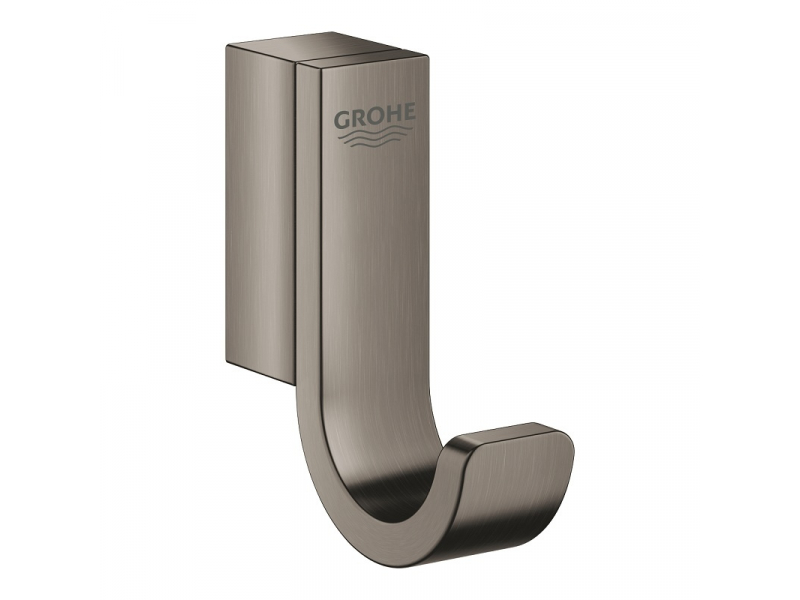 Купить Крючок одинарный Grohe Selection 41039AL0, черный графит матовый