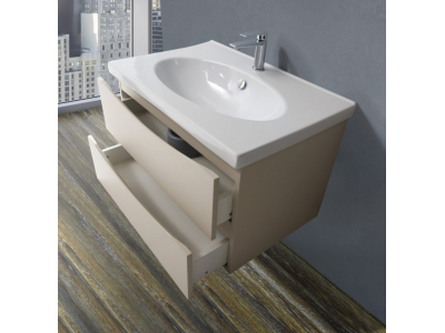 Керамическая раковина BelBagno BB700-LV-CER-N, 73,4 x 48,1 x 19,2 см