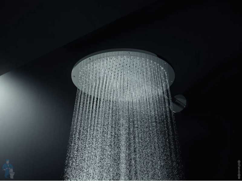 Купить Верхний душ Axor ShowerSolutions 26034000, 35,5x35,5 см, 1 режим струи, с держателем, хром
