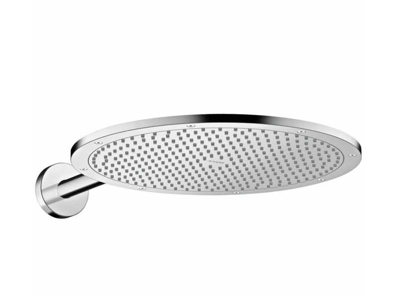 Купить Верхний душ Axor ShowerSolutions 26034000, 35,5x35,5 см, 1 режим струи, с держателем, хром