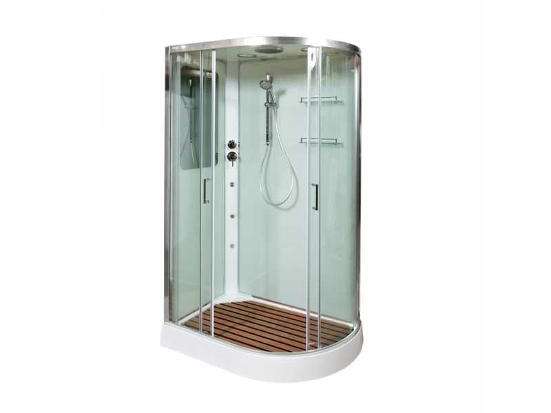Купить Душевая кабина Deto A 102 L/R 120 x 80 см, с крышей, с гидромассажем