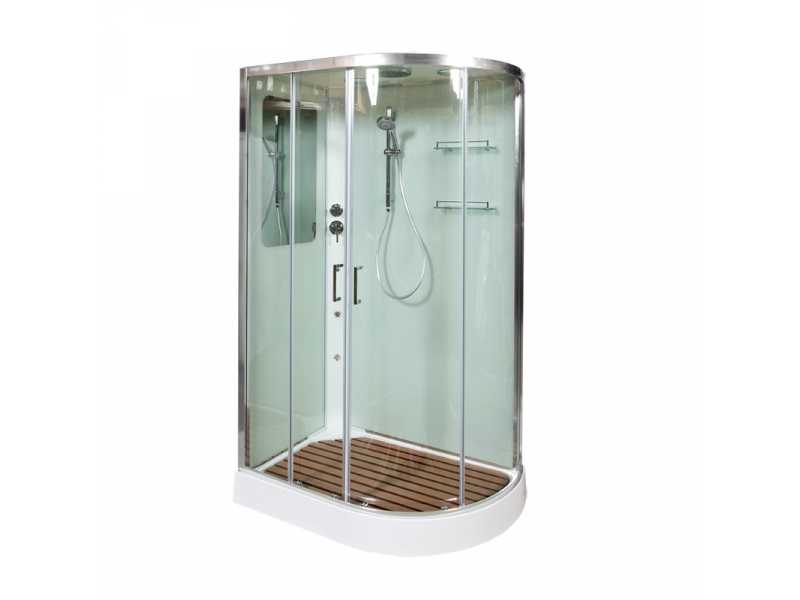 Купить Душевая кабина Deto A 102 L/R 120 x 80 см, с крышей, с гидромассажем