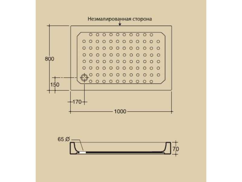 Купить Поддон душевой Migliore 100 x 80 см, ML.PDR-28.270.BI, керамика