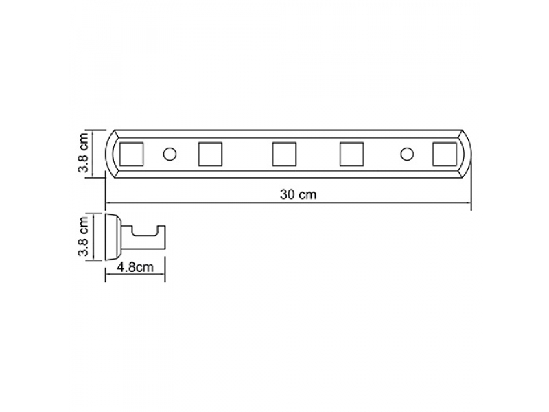 Купить Крючок настенный WasserKRAFT 6575, 5 крючков