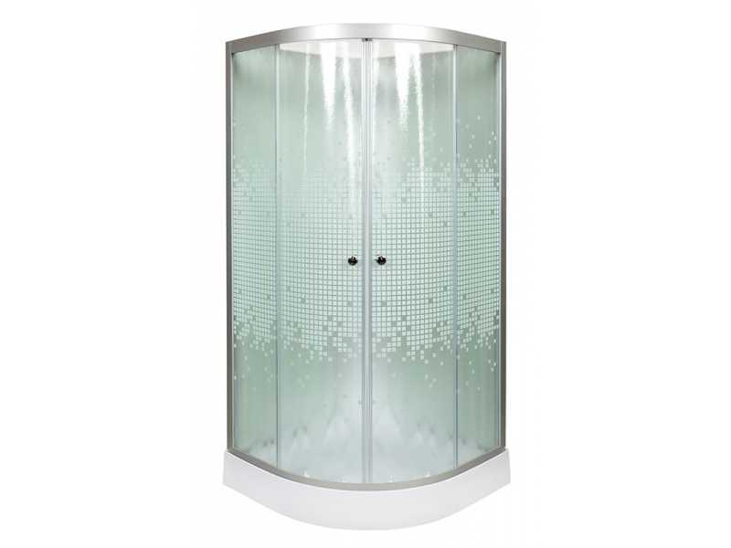 Купить Душевая кабина Deto L 901 N 100 x 100 см, с гидромассажем, без крыши