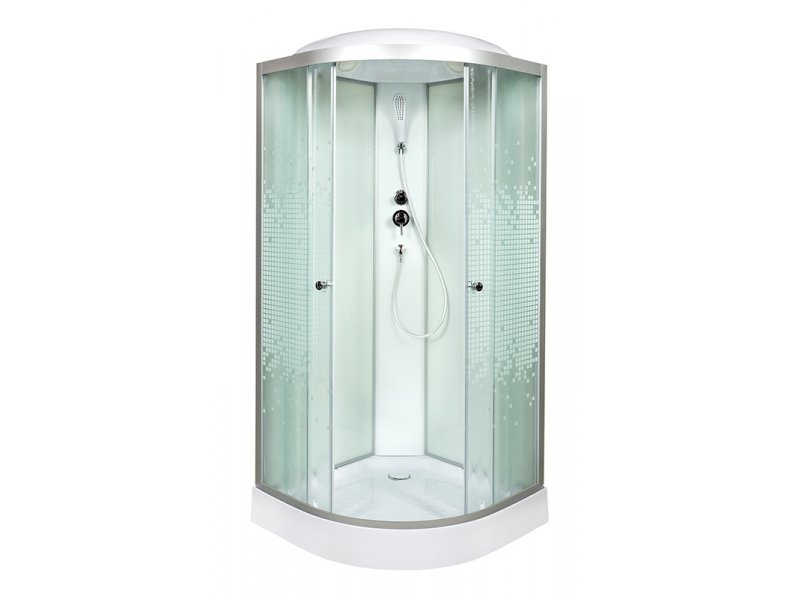 Купить Душевая кабина Deto L 908 80 x 80 см, с крышей, стандартная