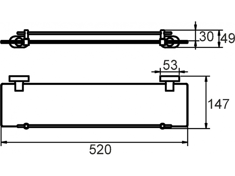 Купить Полка Milardo Solomon SOLSMG0M44