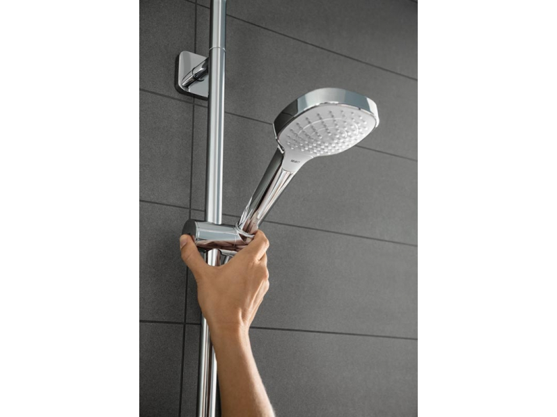 Купить Душевой гарнитур Hansgrohe 26580400 Croma Select E Multi, штанга 65 см, белый/хром