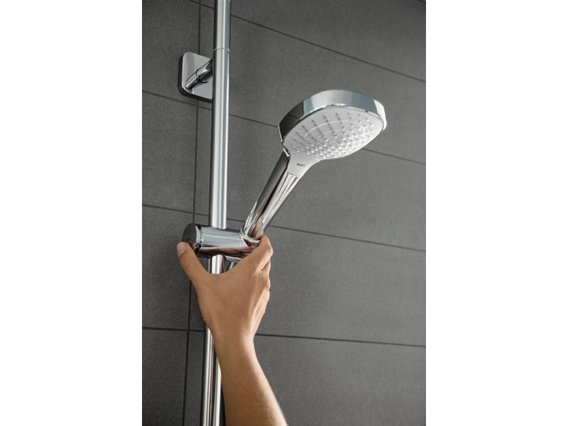 Купить Душевой гарнитур Hansgrohe 26580400 Croma Select E Multi, штанга 65 см, белый/хром