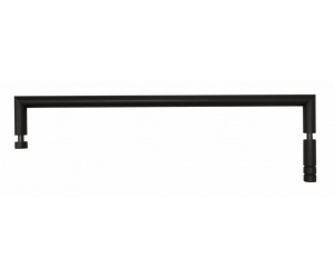 Полотенцедержатель Bemeta Dark 104204310 для стеклянной двери 45 см, черный