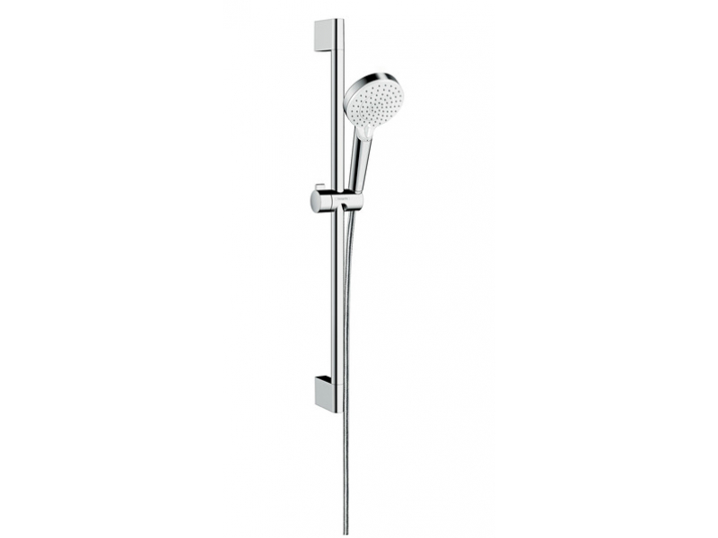 Купить Душевой гарнитур Hansgrohe Crometta Vario 26536400, штанга 90 см, белый/хром