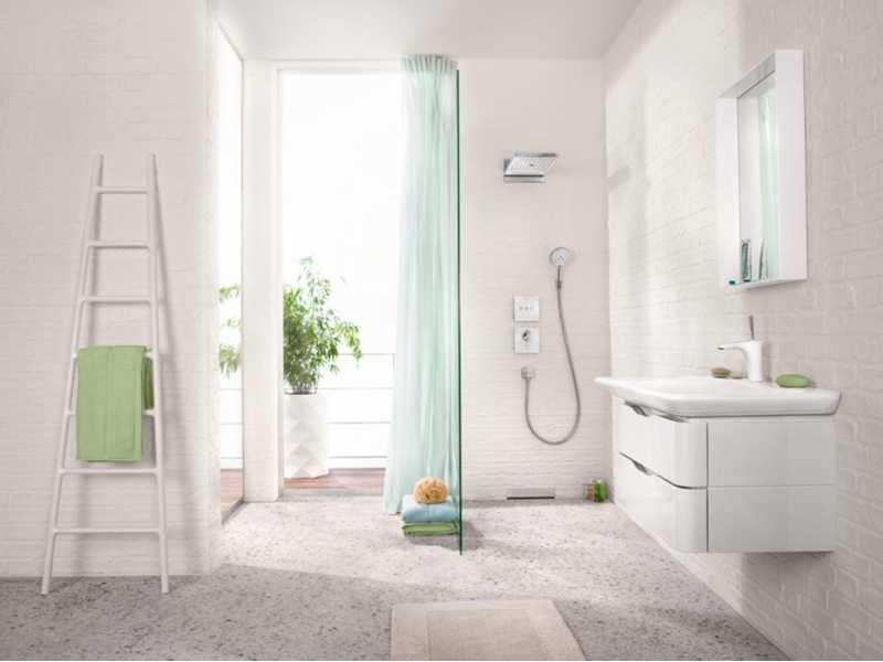 Купить Верхний душ Hansgrohe Rainmaker Select EcoSmart, 586 x 258 мм, 3 режима струи, 24011400, белый/хром