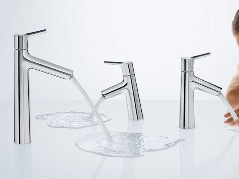 Купить Смеситель Hansgrohe Talis S 80 72011000 для раковины, со сливным клапаном Push-Open