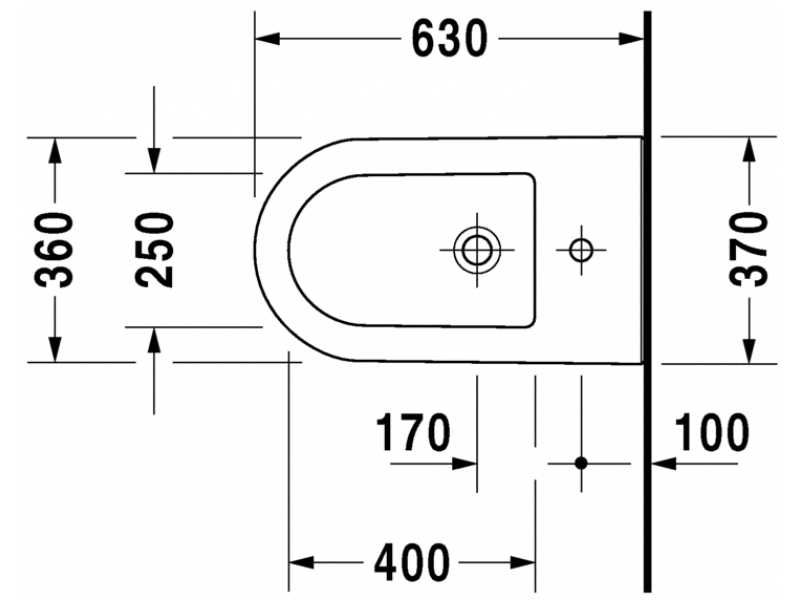 Купить Биде Duravit Darling New 225110 00 00 напольное