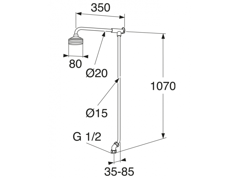 Купить Душевая система Gustavsberg GB41103305 цвет хром