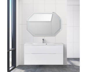 Тумба под раковину BelBagno Marino 120 см, Bianco Lucido - белый глянец, MARINO-H60-1200-2C-SO-BL-P