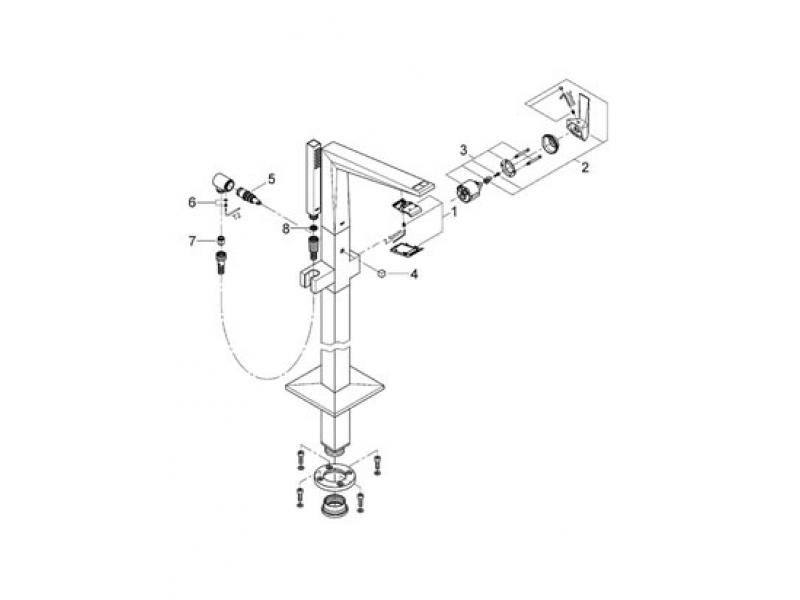 Купить Смеситель Grohe Allure Brilliant 23119000 для ванны